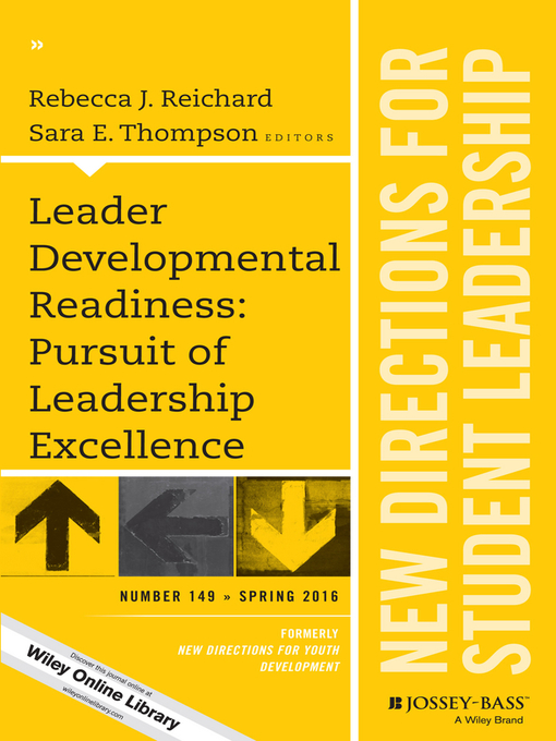 Title details for Leader Developmental Readiness by Rebecca J. Reichard - Available